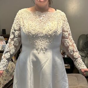 Vintage Beaded wedding dress